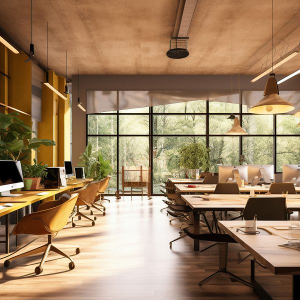 co working office interior Generative AI co working office interior Generative AI
