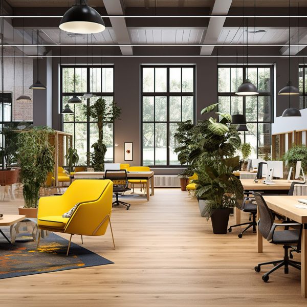 co working office interior Generative AI co working office interior Generative AI